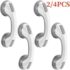🔥2/4Pack Shower Grab Bar Showers Suction Bar Handle Bathroom Safety Grip Handle