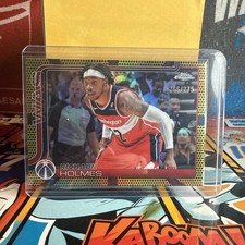 2025 Topps Chrome Richaun Holmes Yellow Basketball Refractor /275 #236