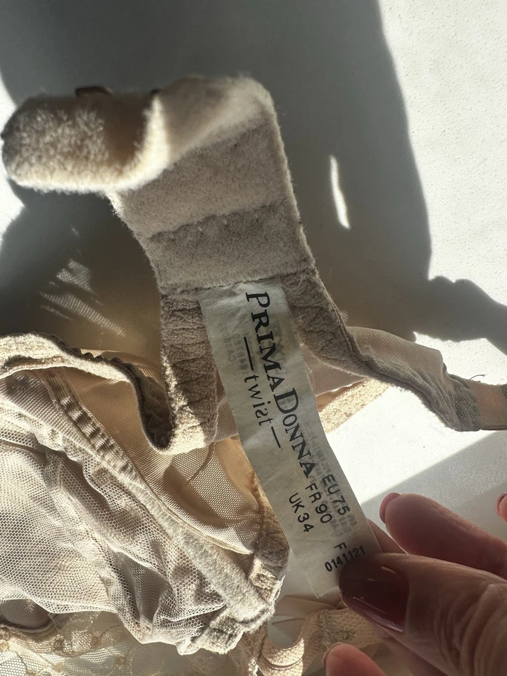 Prima Donna Bra Twist Nude UK34 Size Full Coverage - Image 3 of 4