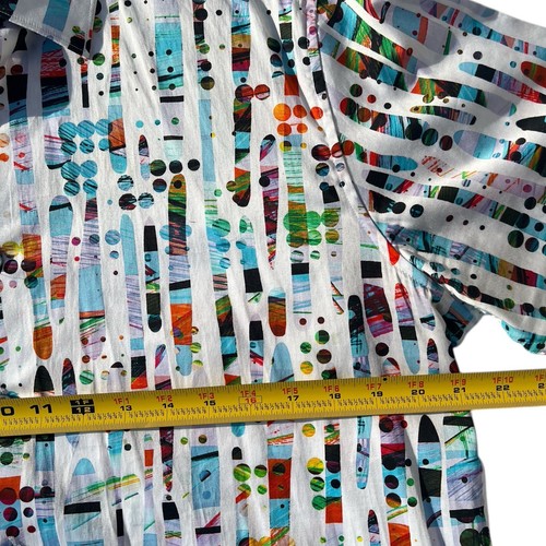 Robert Graham Multicolor AOP Mens Large Cotton S/S Button Front Spirits Drinks - Picture 4 of 7