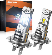Sealight H7 Led Bulb 60000lm 6500k Output Canbus Ready 1000 Brighter H7 Bulb