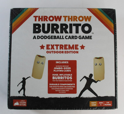 Throw Throw Burrito Game Extreme Outdoor Edition Dodgeball Party Game 2020 NEW