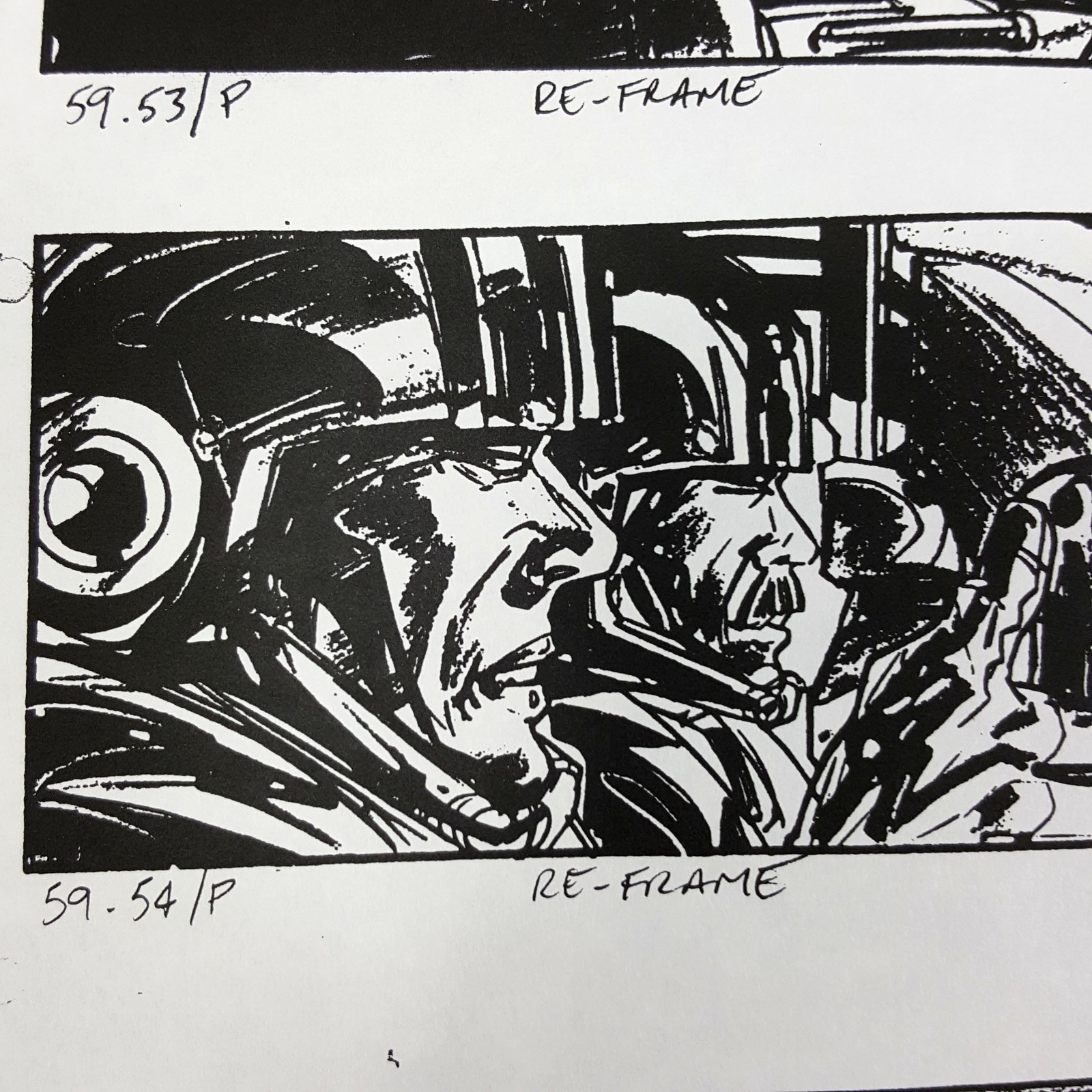 Image 10 of The Fifth Element - Production Used Storyboard, Cab Chase 168-170 , COA