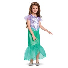 Halloween Costume Disney Ariel Mermaid Princess Girls Large L 4-6 