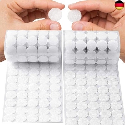 MARKE ZAWTR ZAWTR Klettpunkte Selbstklebend 20mm, 500 Stück Self Adhesive Klett Klebe