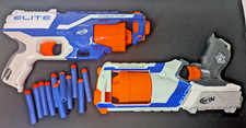 Nerf N-Strike Elite Blaster Lot: Disruptor  Strongarm Pistols w/ 12 Darts