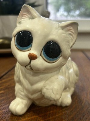 Pity Kitty 1968 LEFTON #H1422  SAD EYED CAT PLANTER BIG EYE GIG JAPAN 