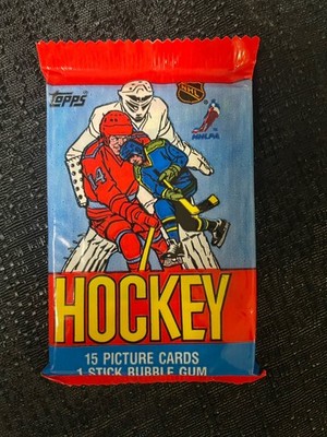 1984-85 Topps Hockey Sealed Unopend Pack Clean