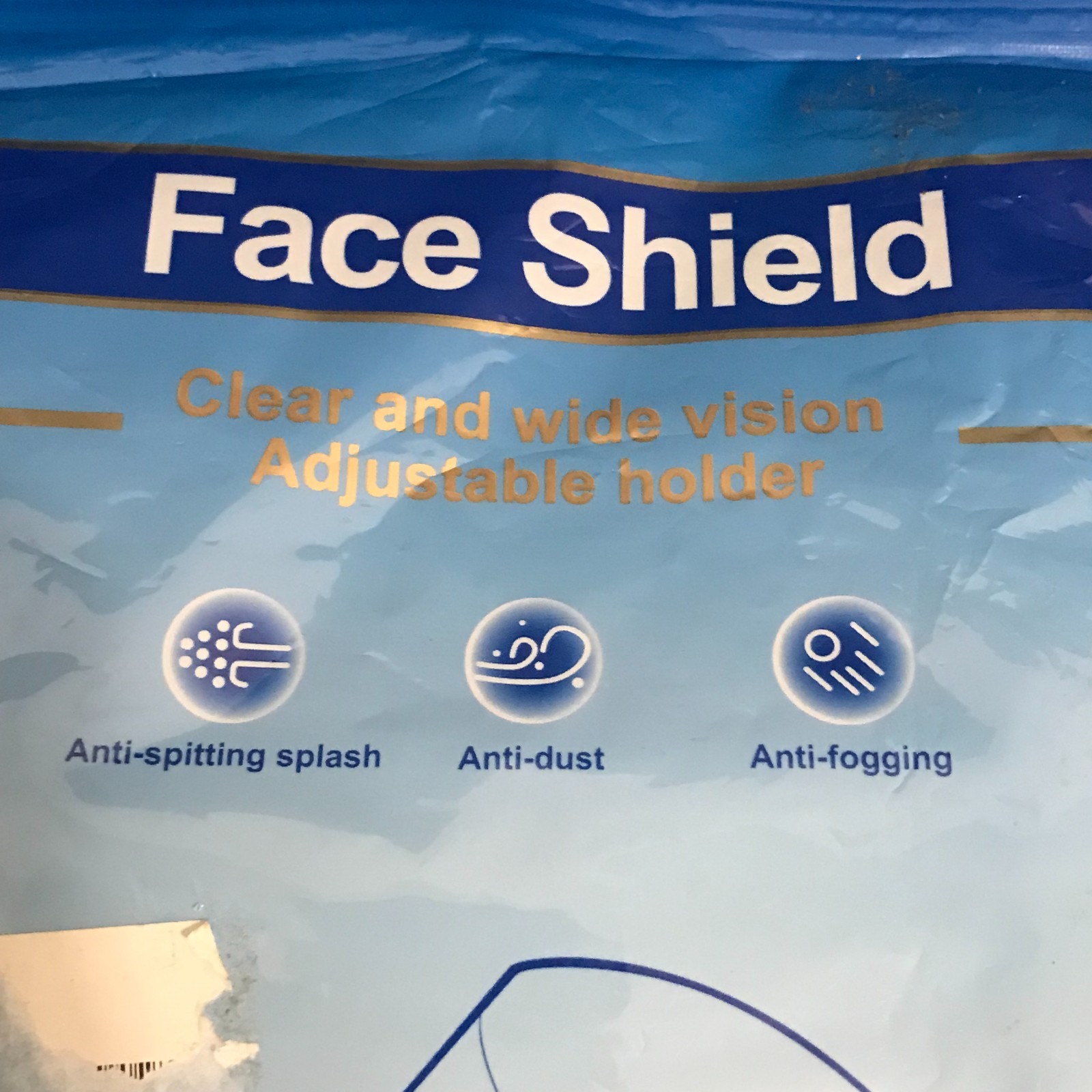 Anti-Fog Face Shield Clear Protective Visor 2020R Adjustable Full Face Cover New