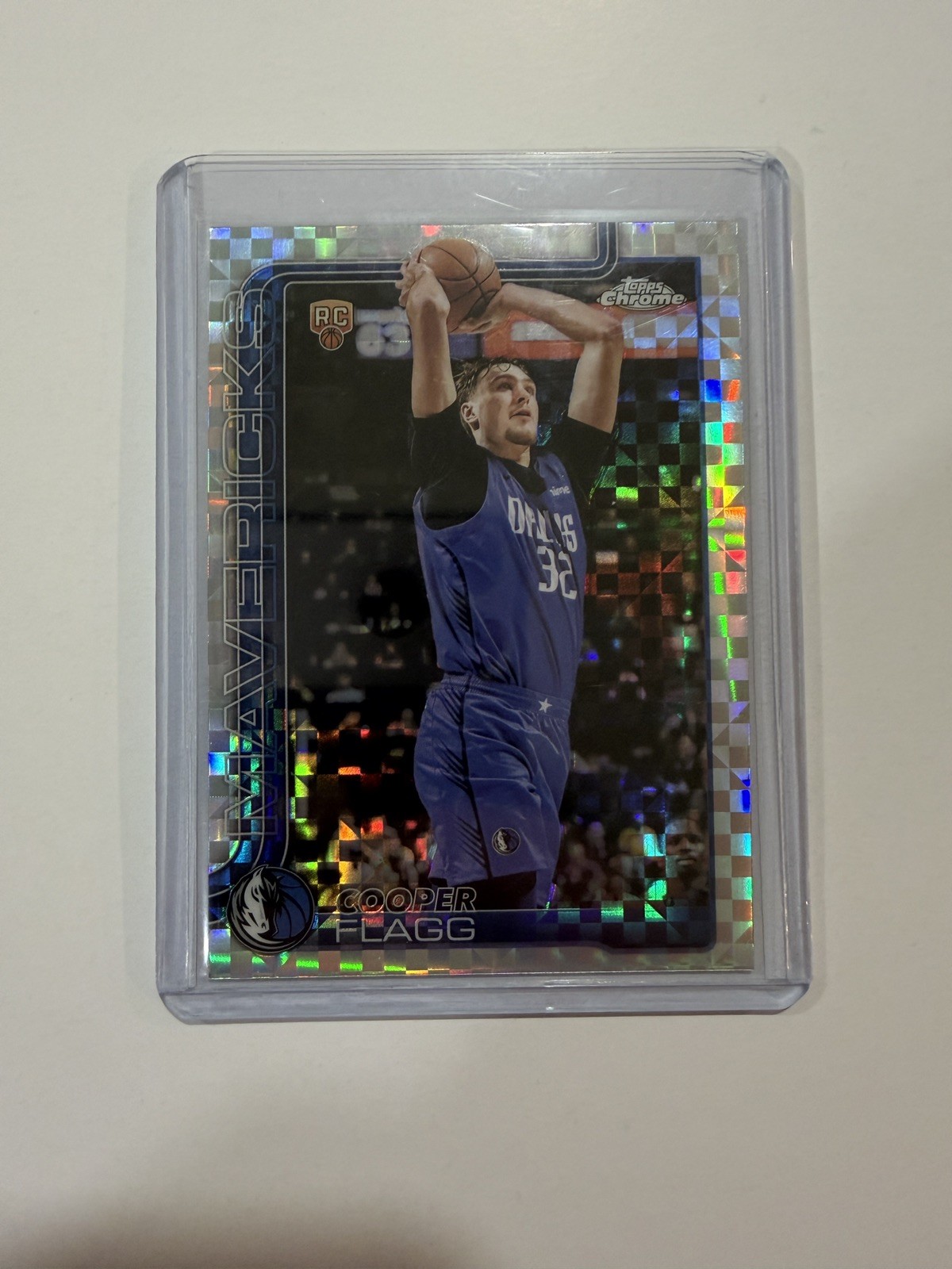 Cooper Flagg 2025-26 Topps Chrome Pulsar Refractor RC #251 Rookie Mavericks