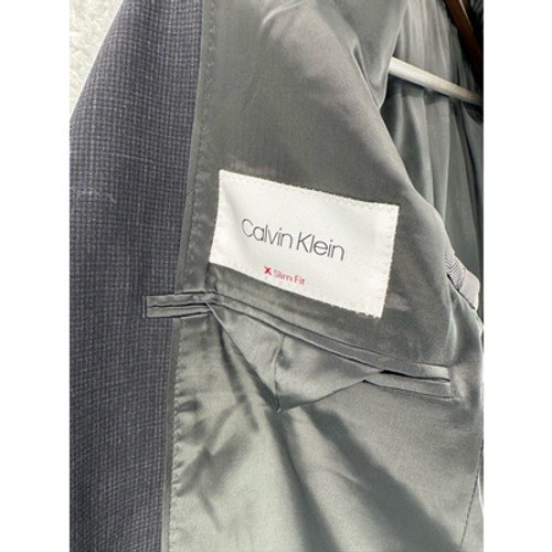 Calvin Klein Blazer Sport Mantel Wollmischung Modern Fit Grau 36 Kurz - Bild 11 von 11