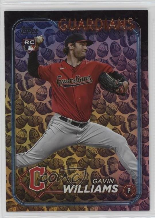2024 Topps Series 1 Eggs Gavin Williams #242 gh4