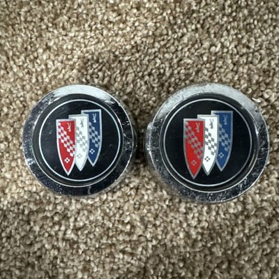 Lot Of 2 Vintage Buick Factory OEM Wheel Center Rim Hub Wire Cap Covers