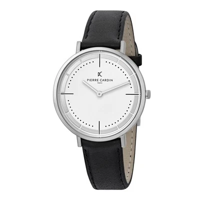 Pierre Cardin Belleville Park Schwarz Herren Armbanduhr CBV.1025 - Bild 1 von 4