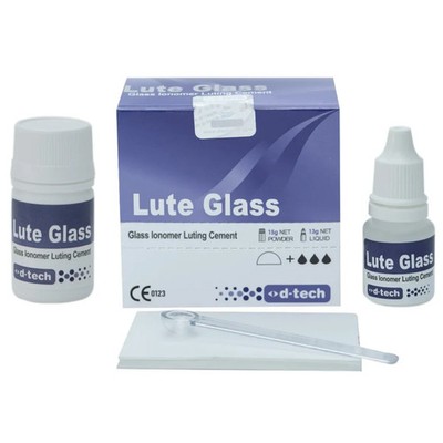 D-Tech Lute Glass Ionomer Luting Cement - For Orthodontic Bands & Metal Crowns