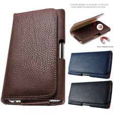 For Samsung Galaxy S10, S10 , S10 5G Premium Leather Pouch Belt Clip Case Cover