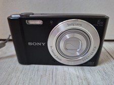 Sony Cyber-shot DSC-W810 Compact Camera 20.1MP Black Working No Charger