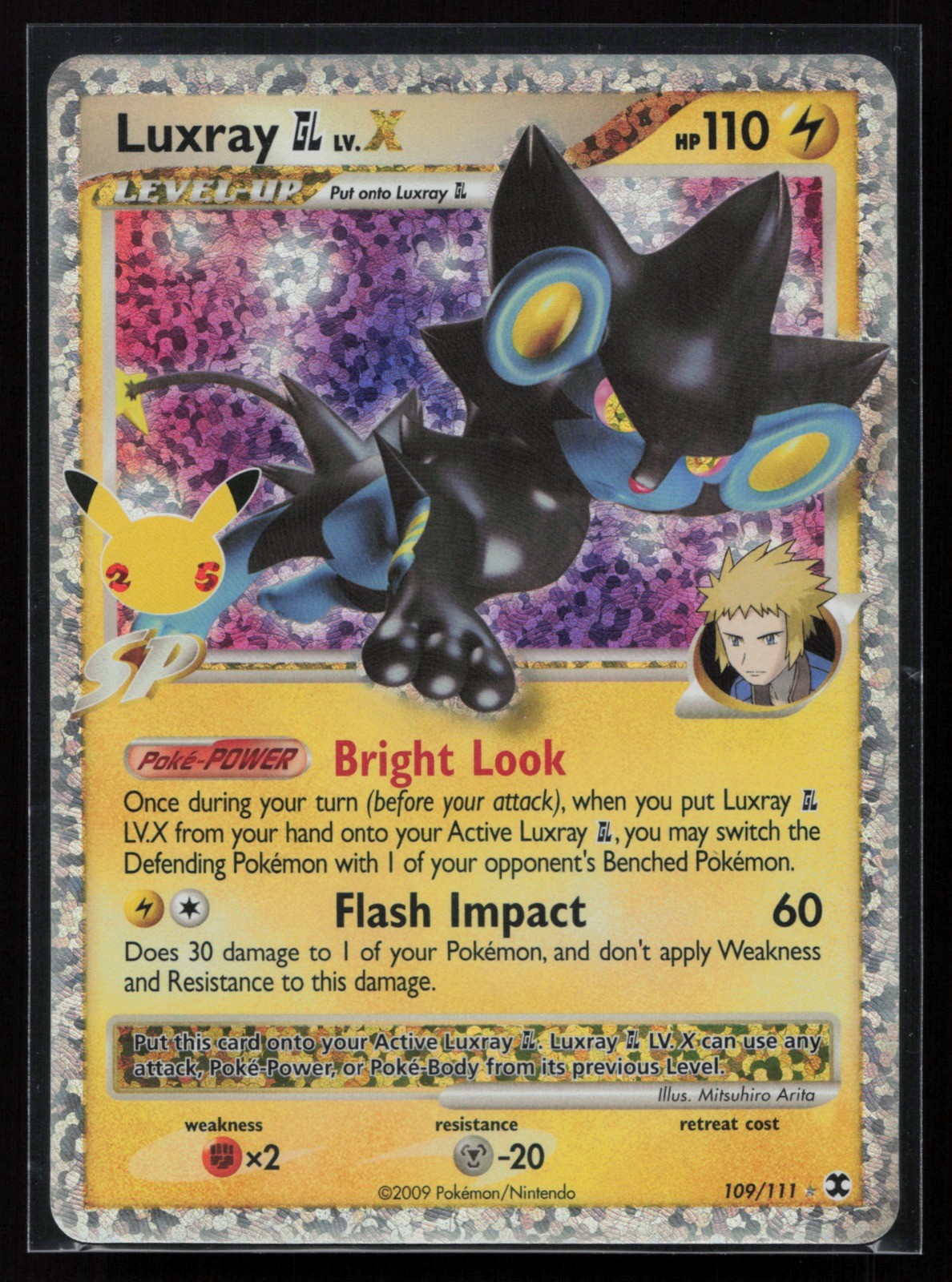 Luxray GL LV.X 109/111 Celebrations: Classic Collection Pokemon TCG Card