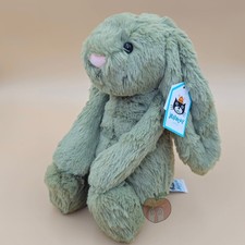 Jellycat Bashful Fern Bunny Medium - AUTHENTIC - NEW WITH TAGS