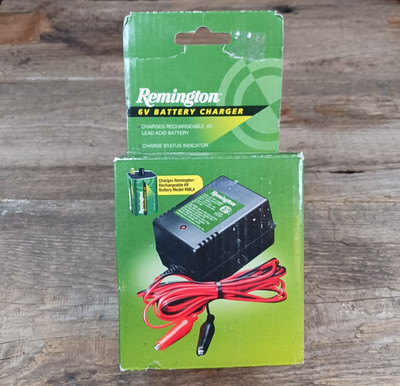 Remington 6V Battery Charger Model RMPS21 for 6V Rechargeable Lead Acid Battery