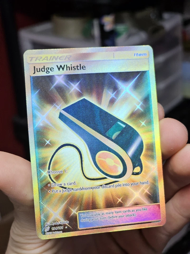 Judge Whistle 194/181 SM9: Team Up Secret Rare - NM/LP - Image 2 of 4