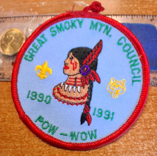 BSA 1990-1991 POW WOW, leader training - Great Smoky Mountain Council