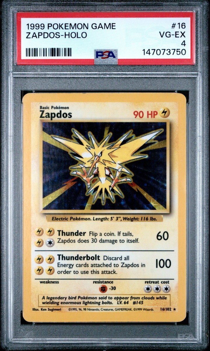 Zapdos 016/102 Base Set Holo for sale online | eBay Zapdos 016/102 Base Set Holo for sale online | eBay
