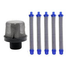 1pcs 288716 3/4-Inch Inlet Strainer Thread &5pcs 288749 Airless Spray Black