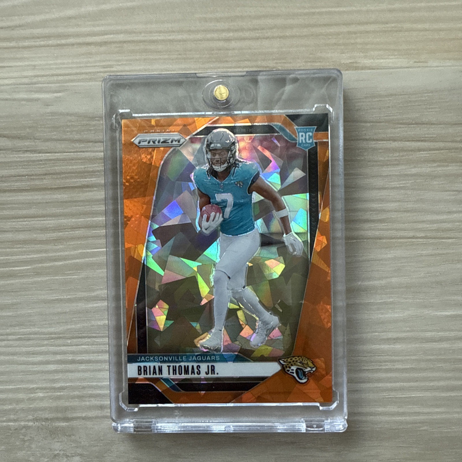 2024 Panini Prizm - Rookies Brian Thomas Jr. #314 Orange Ice Prizm (RC)