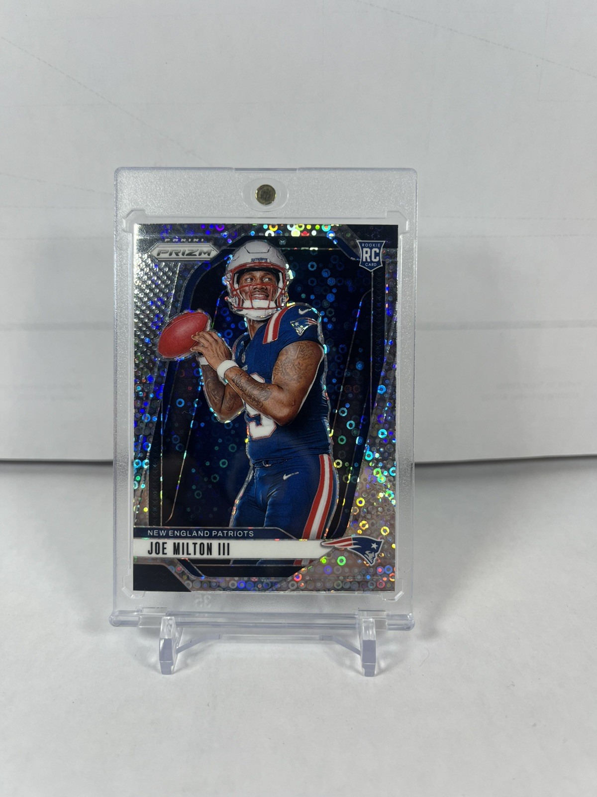 2024 Panini Prizm Rookie Variation Joe Milton III #20 No Huddle Prizm RC