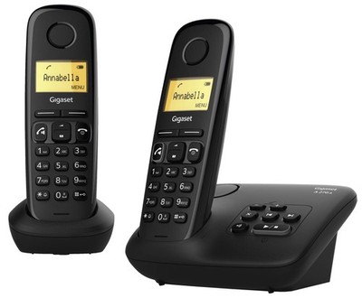Gigaset Festnetz Telefon A270A Duo schnurlos mit AB DECT