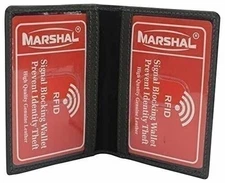 RFID Blocking Slim Thin Leather Credit Card ID Mini Wallet Holder Bifold Driver'