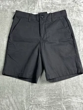 Red Kap Men’s Black Work Shorts Size 30 Industrial Uniform Poly Cotton Blend