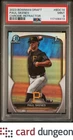 Paul Skenes 2023 Bowman Draft #BDC14 Chrome-Refractor - 117106413 PSA 9