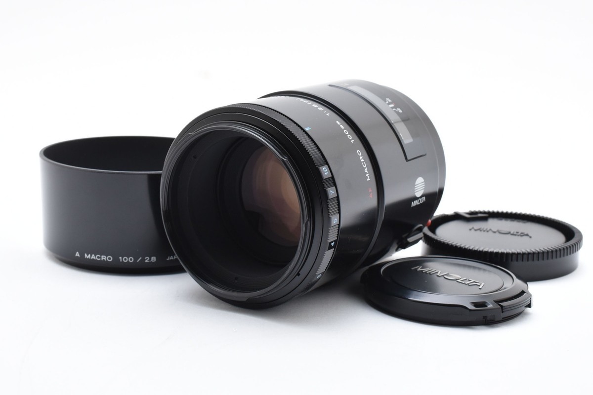 Excellent] Minolta AF 100mm f/2.8 D Macro Lens Minolta/Sony
