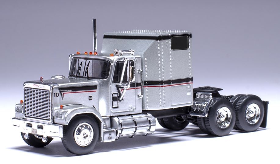 Camion Miniature GMC General 1980 IXOMODELS 1/43 Argent et Noir