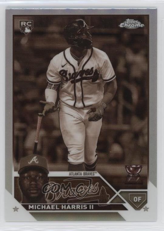 2023 Topps Chrome Sepia Refractor Michael Harris II #79 16q2