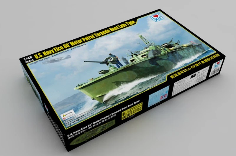 I Love Kit 1/48 U.S. NAVY ELCO 80' MOTOR PATROL TORPEDO BOAT LATE TYPE - 64801 - Immagine 2 di 4