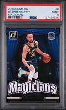 2024 PANINI DONRUSS MAGICIANS #6 STEPHEN CURRY PSA 9