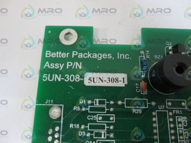 BETTER PACKAGES, INC. BOARD 5UN-308-1  UNMP