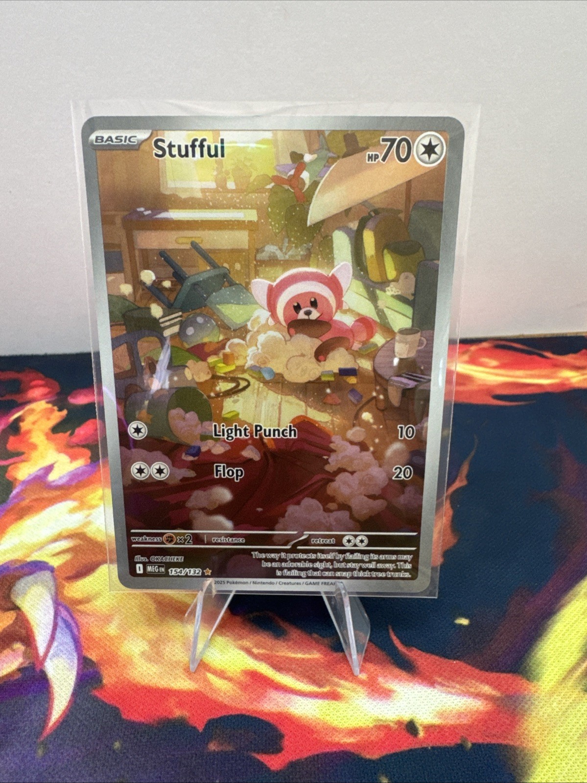 Stufful 154/132 Mega Evolution Illustration Rare Nm