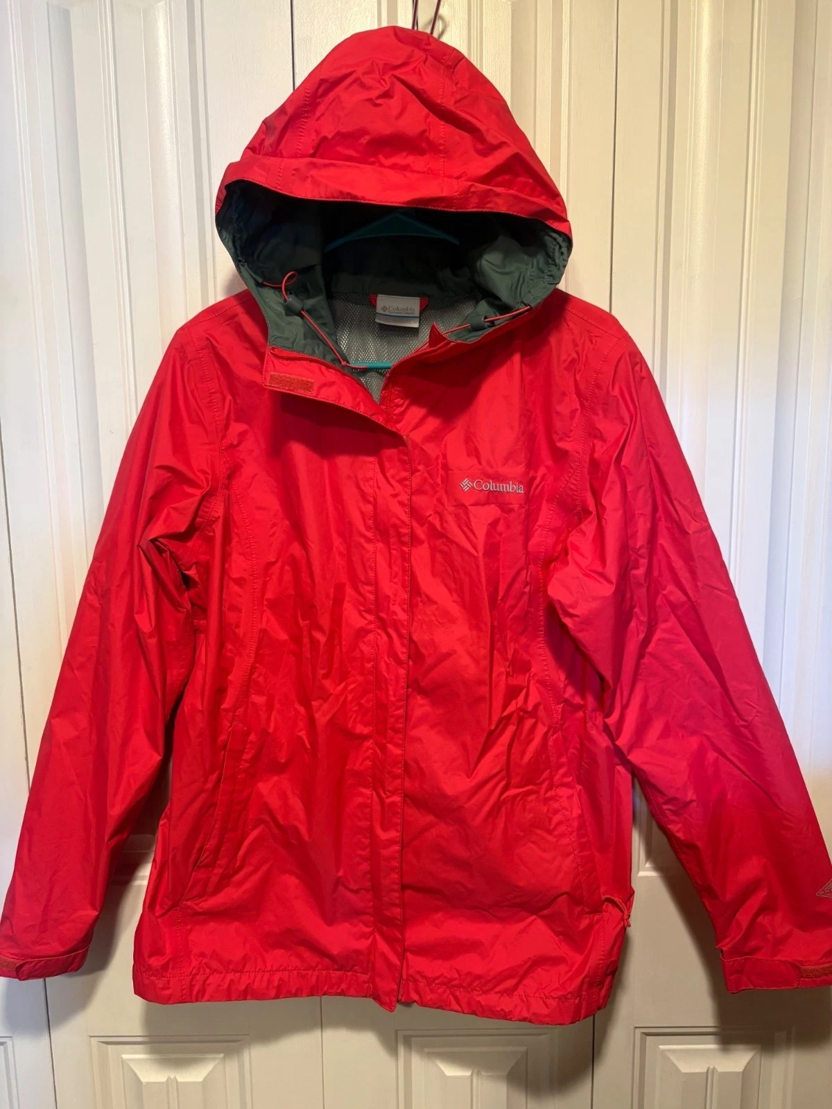 Columbia Women's Arcadia II Rain Windbreaker Jacket Size Large