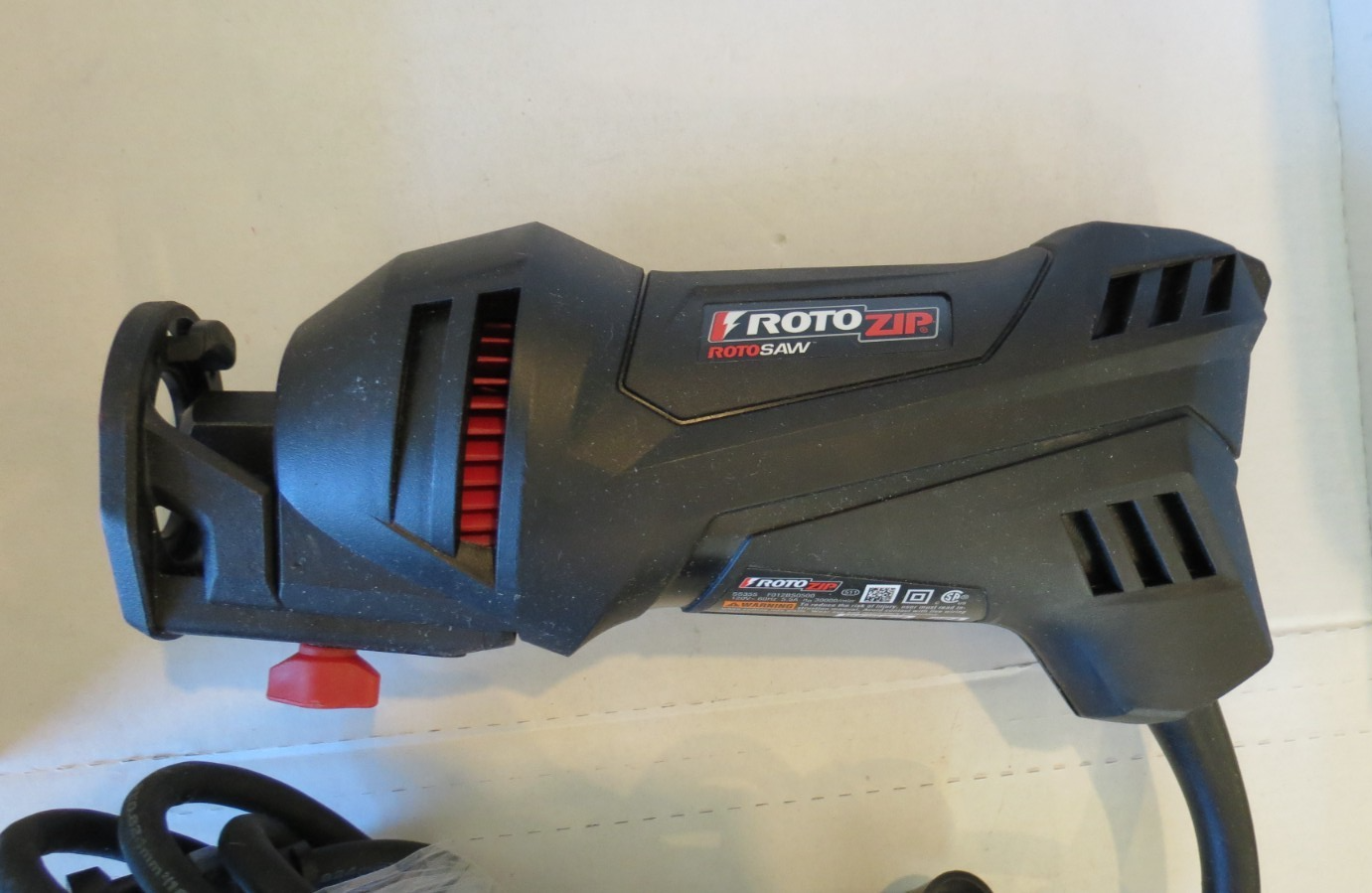 Side Box Lable ROTOZIP ROTOSAW SS355 120V 5.5A SPIRAL SAW TOOL WITH BITS NEW | eBay