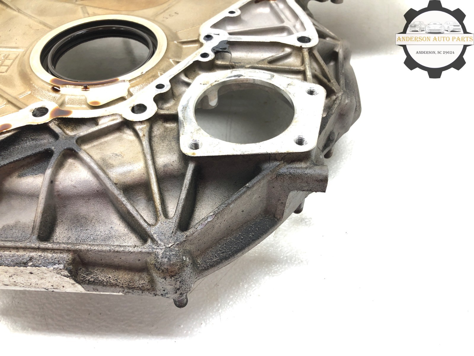 2014-2017 MASERATI QUATTROPORTE 3.8L V8 ENGINE REAR TIMING COVER PLATE OEM