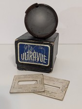 Vtg Ultra Vue Chromat-O-Scope 2x2 Slide Viewer 8/16/35mm Hollywood Viewer Slides