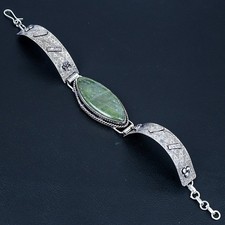Labradorite Handmade 925 Sterling Silver Jewelry Bracelet 7-8"