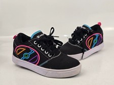 Heelys Pro 20 Black Neon Embroidered Roller Skate Kids Shoes US Size 2Y