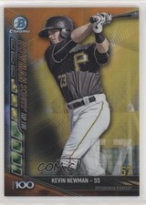 2017 Bowman Chrome Scouts Top 100 Orange Refractor 13/25 Kevin Newman 0l1