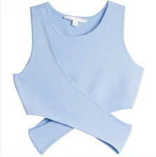 Adorable wrap knit crop top by Jonathan Simkhai!  Worn once, XS