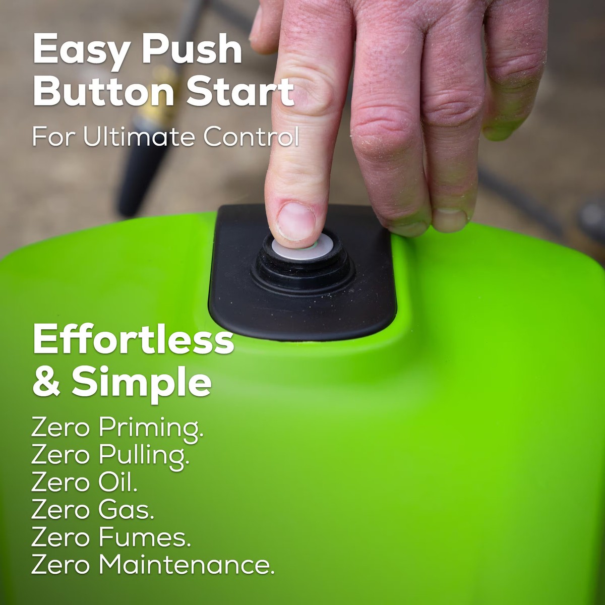 Greeny Greenworks - 3000 PSI Electric Pressure Washer up to 2.0 GPM